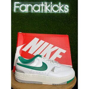 Nike Gamma Force Womens Size 6.5 Shoes White Green Casual Sneakers DX9176-106
